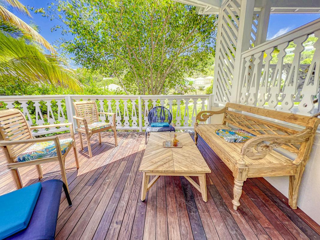 A louer villa Baie Orientale Saint Martin_ Terrasse - 3